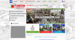 Desktop Screenshot of nova-karolina.cz